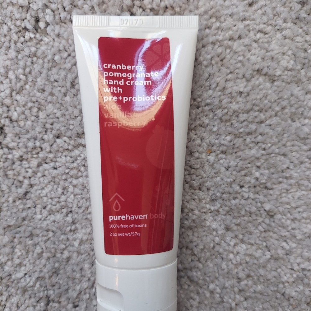 Pure haven cranberry pomegranate hand cream